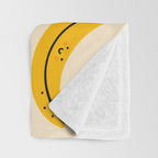 Happy Bananas Throw Blanket Gallery Image 3