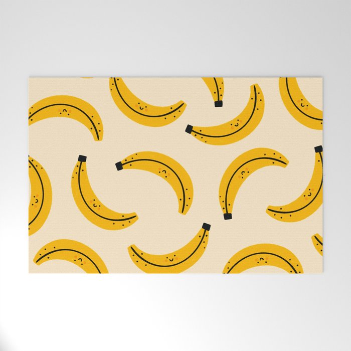 Happy Bananas Welcome Mat Gallery Image 1