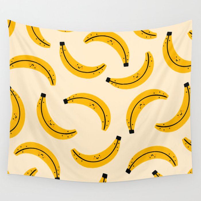 Happy Bananas Wall Tapestry Gallery Image 1