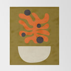 matisse minimal abstract Throw Blanket Gallery Image 2