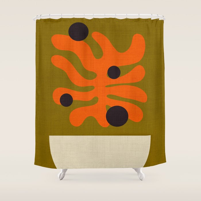 matisse minimal abstract Shower Curtain Gallery Image 1