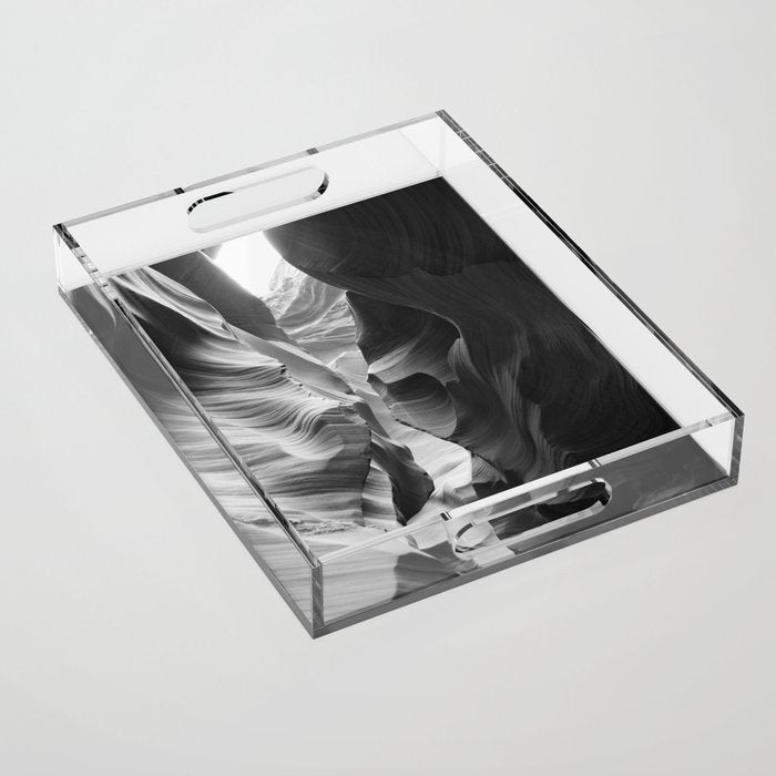 ANTELOPE CANYON XXXII / Arizona Desert Acrylic Tray Gallery Image 1