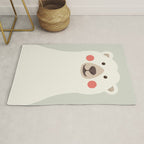 Polar Bear, Animal Portrait Rug Gallery Image 1