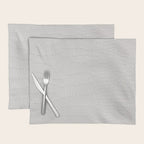 White Crocodile Leather Placemat Gallery Image 1