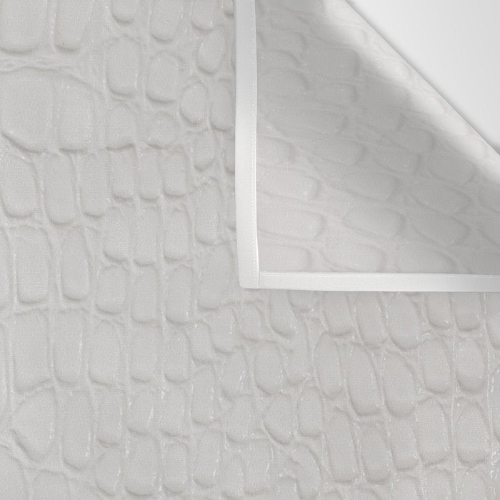 White Crocodile Leather Wall Tapestry Gallery Image 3