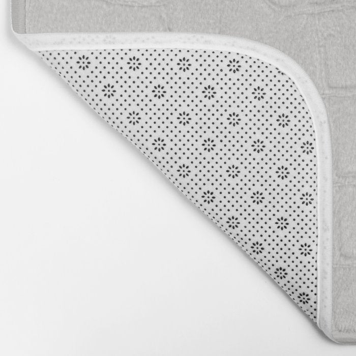 White Crocodile Leather Bath Mat Gallery Image 2