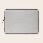White Crocodile Leather Laptop Sleeve Gallery Image 1
