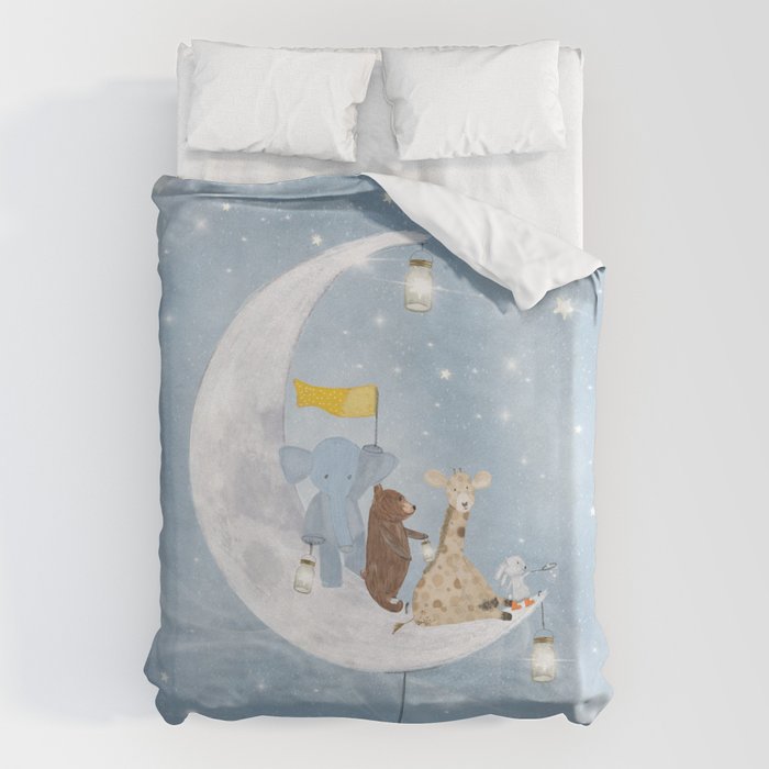 starlight wishes with you Duvet Cover Gallery Image 1