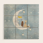 starlight wishes with you Wood Wall Art Gallery Image 1