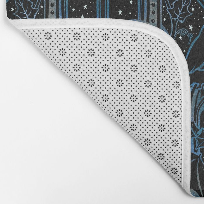 Gothic Halloween - Eerie Blue Bath Mat Gallery Image 2