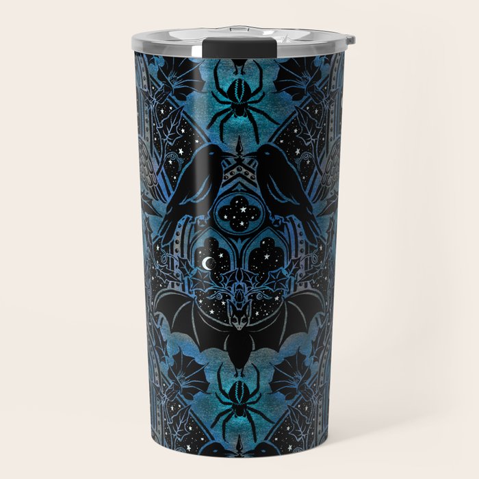 Gothic Halloween - Eerie Blue Travel Mug Gallery Image 1