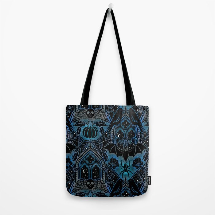 Gothic Halloween - Eerie Blue Tote Bag Gallery Image 2
