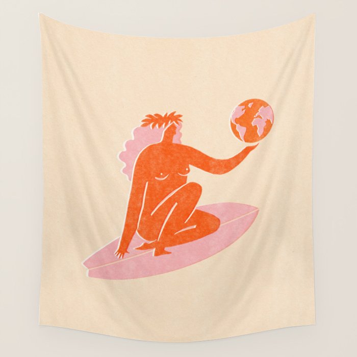 We are Earth Wall Tapestry Gallery Image 1