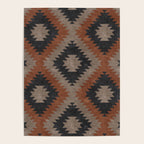 aztec neutrals - inkwell & taupe Poster Gallery Image 4