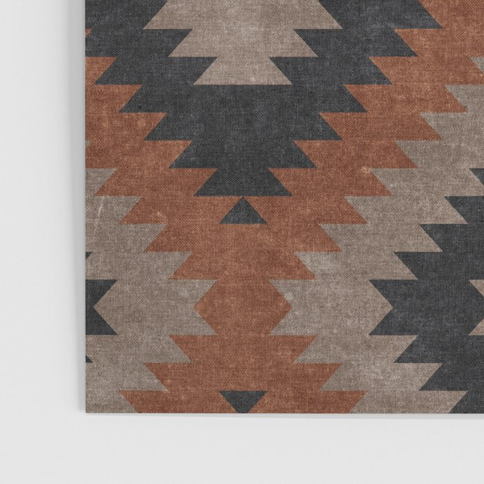 aztec neutrals - inkwell & taupe Poster Gallery Image 3