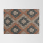aztec neutrals - inkwell & taupe Rug Gallery Image 2