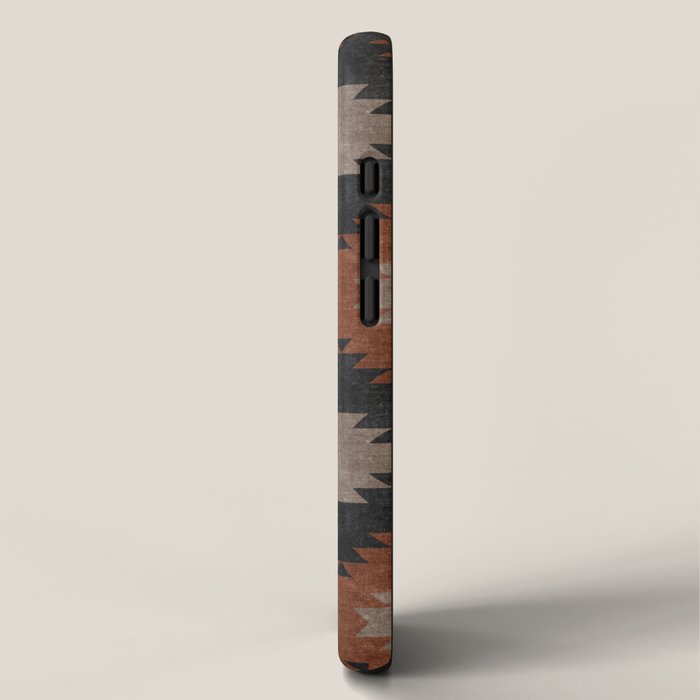 aztec neutrals - inkwell & taupe iPhone Case Gallery Image 2