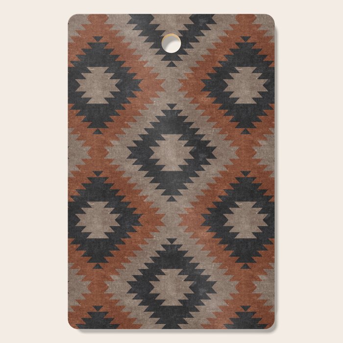 aztec neutrals - inkwell & taupe Cutting Board Gallery Image 1