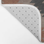 aztec neutrals - inkwell & taupe Bath Mat Gallery Image 2