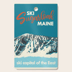 Ski Sugarloaf Maine vintage ski poster Cutting Board Gallery Image 1