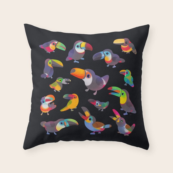 Toucan Throw Pillow Gallery Image 6