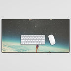 Summer with a Chance of Asteroids Desk Mat Gallery Image 1