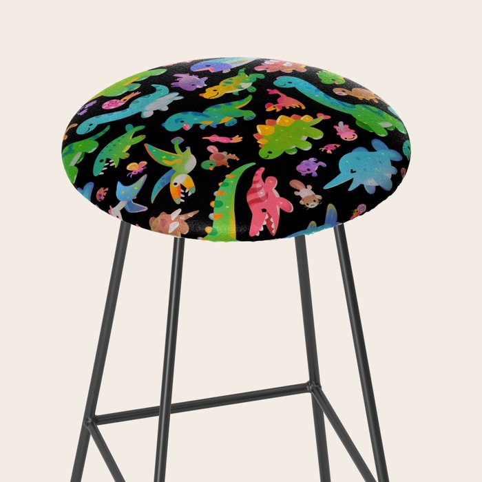 Jurassic baby - dark Stool Gallery Image 2