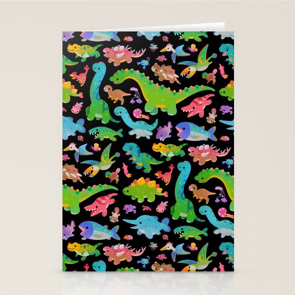 Jurassic baby - dark Stationery Card Gallery Image 1