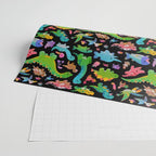 Jurassic baby - dark Wrapping Paper Gallery Image 2