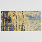 Blue Gold Oriental Rug Print Desk Mat Gallery Image 3
