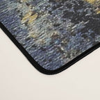 Blue Gold Oriental Rug Print Desk Mat Gallery Image 4