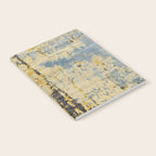 Blue Gold Oriental Rug Print Notebook Gallery Image 2