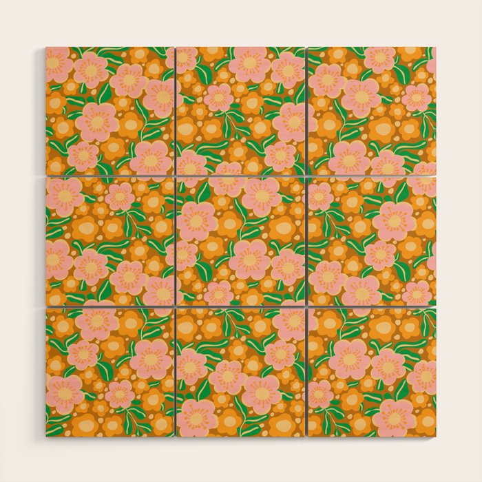 Ditsy Wood Wall Art Gallery Image 1