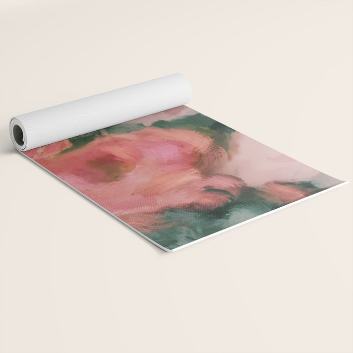 floral abstract 4 22 Yoga Mat Gallery Image 2