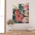 floral abstract 4 22 Wall Tapestry Gallery Image 2