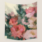 floral abstract 4 22 Wall Tapestry Gallery Image 4