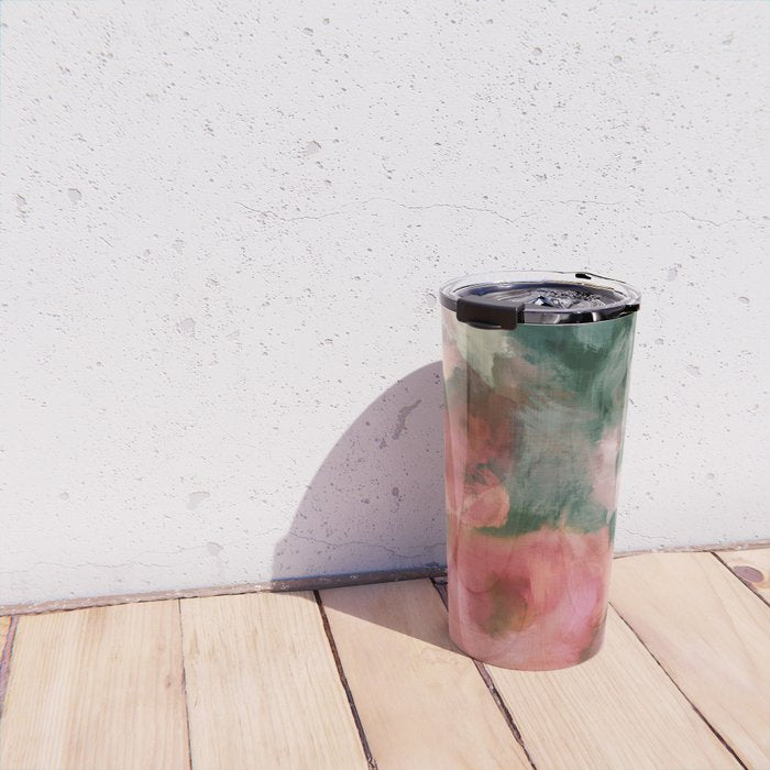 floral abstract 4 22 Travel Mug Gallery Image 4
