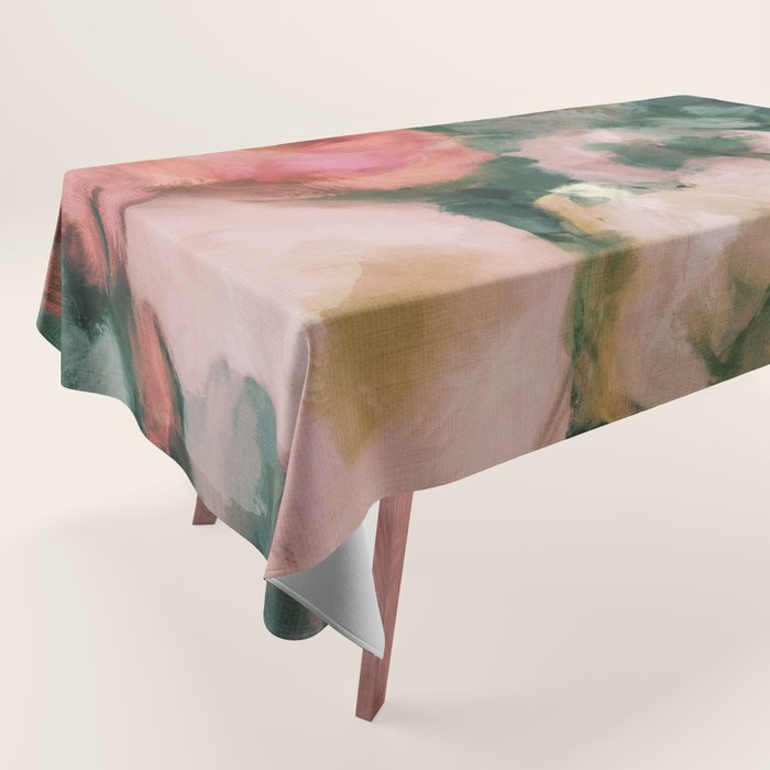 floral abstract 4 22 Tablecloth Gallery Image 1