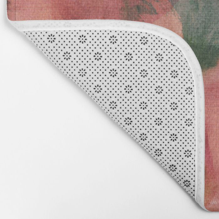 floral abstract 4 22 Bath Mat Gallery Image 2