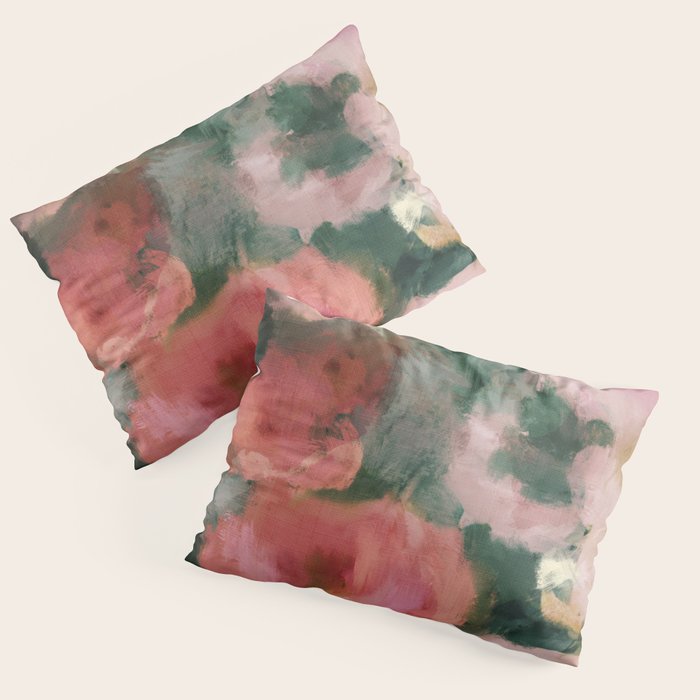 floral abstract 4 22 Pillow Sham Gallery Image 3