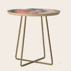 floral abstract 4 22 Side Table Gallery Image 1