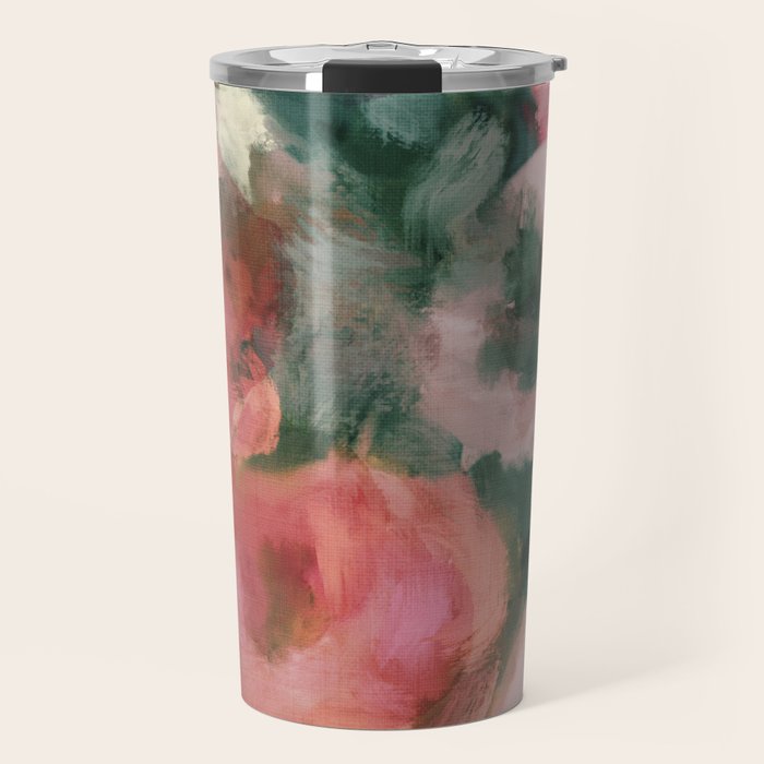 floral abstract 4 22 Travel Mug Gallery Image 1
