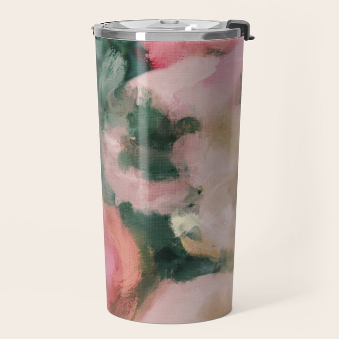 floral abstract 4 22 Travel Mug Gallery Image 2
