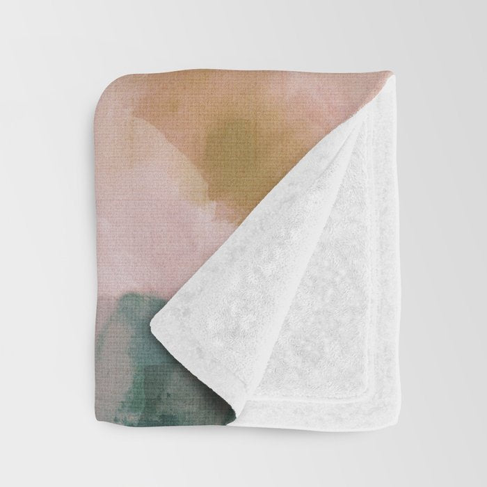 floral abstract 4 22 Throw Blanket Gallery Image 3