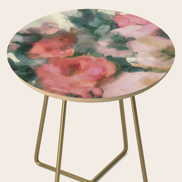 floral abstract 4 22 Side Table Gallery Image 2