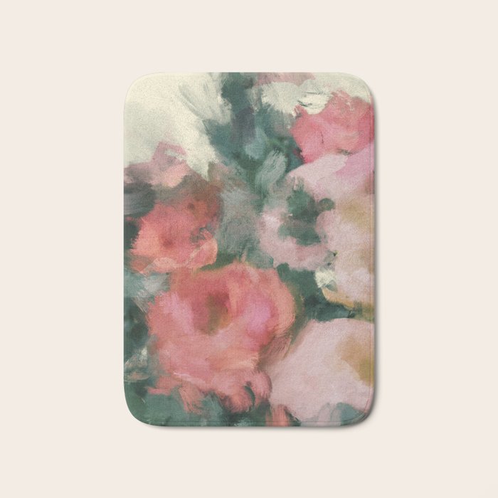 floral abstract 4 22 Bath Mat Gallery Image 1
