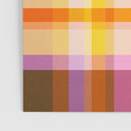 Colorful Retro Plaid Abstract Pattern - Yellow Poster Gallery Image 3