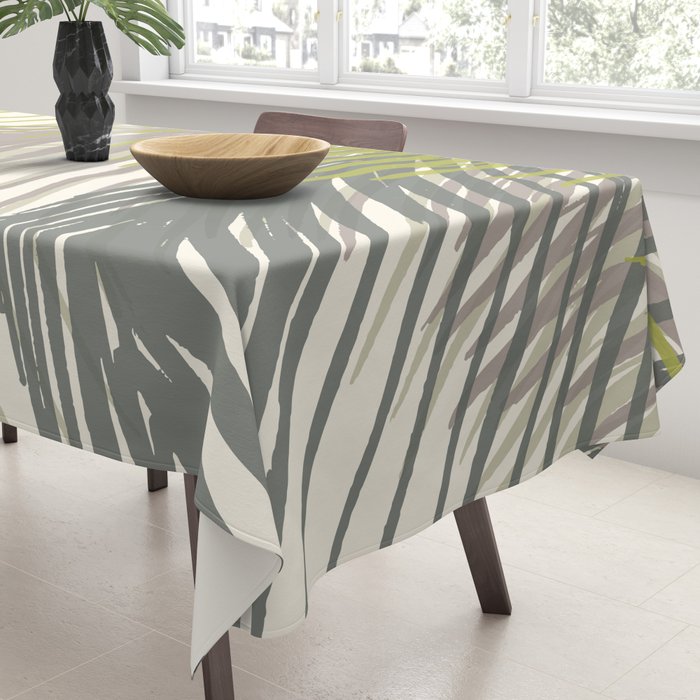Abstract Palm Tree Tablecloth Gallery Image 3