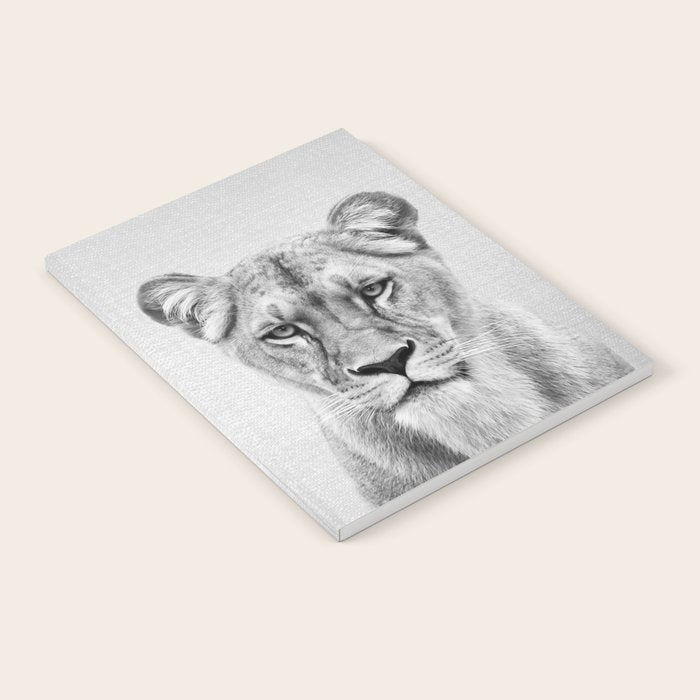Lioness - Black & White Notebook Gallery Image 1