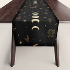 Moonlight Garden - Winter Brown Table Runner Gallery Image 1